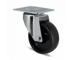 Rvs hittebestendig zwenkwiel 160 mm - 250 kg