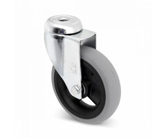 Antilek zwenkwiel 100 mm geschuimd PU - 60 kg