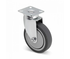 TPR rubber zwenkwiel 100 mm - 80 kg