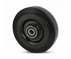 Elastisch rubber wiel 250 mm - 850 kg