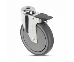 Apparaten zwenkwiel met rem 150 mm - 100 kg