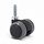 Zwart meubelwiel 35 mm - M8 - 50 kg