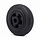 Rubber wiel 100 mm - rollager asgat 12 mm - 70 kg