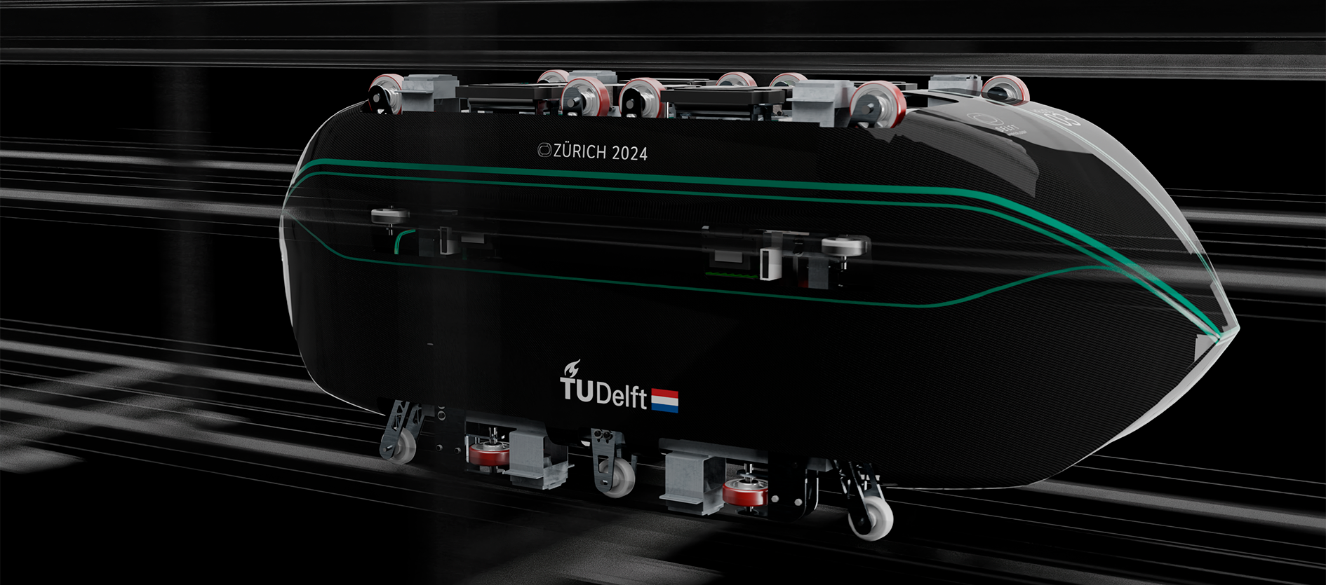 Case: Delft hyperloop veiligheidswielen van Interwiel