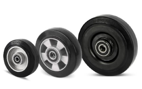 Elastisch rubber wielen