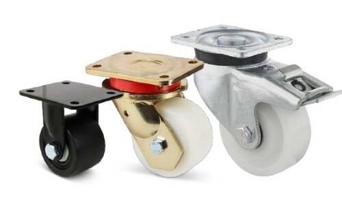 Nylon zwaarlastwielen met een lage bouwhoogte