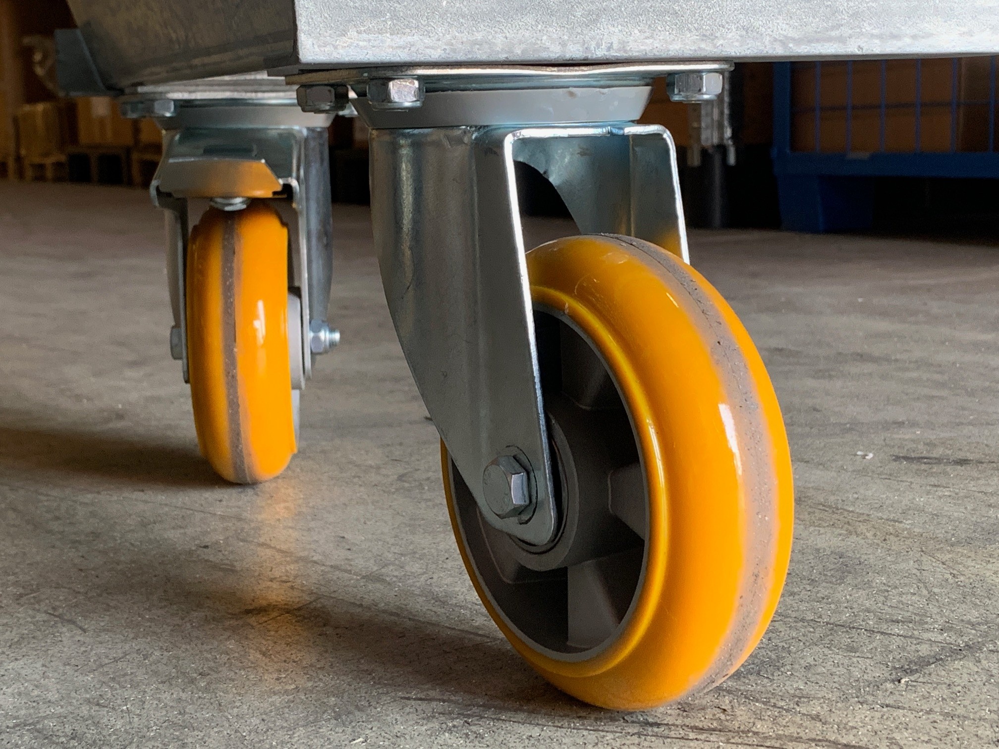 Duw met één hand 1000 kg - Ergonomische wielen uitgelegd