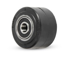 Elastisch rubber wiel 60 mm - 100 kg