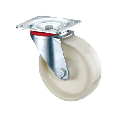 Nylon zwenkwiel 150 mm - rollager - 300 kg