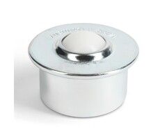 Stalen kogelpot 30 mm - 100 kg - kunststof kogelrol