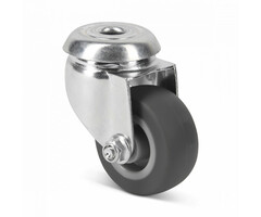 TPR rubber zwenkwiel 50 mm - 50 kg