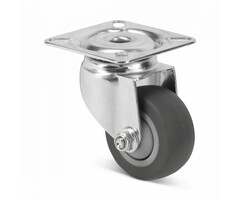 TPR rubber zwenkwiel 50 mm - kogellager - 50 kg