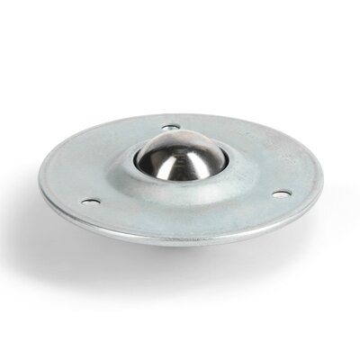 Stalen kogelpot 31.7 mm - stalen kogelrol - 125 kg