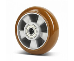PU wiel 200 mm gebolleerd - 600 kg