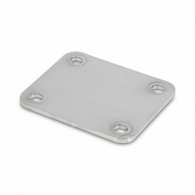 RVS Montageplaat 105x80 / 4 mm