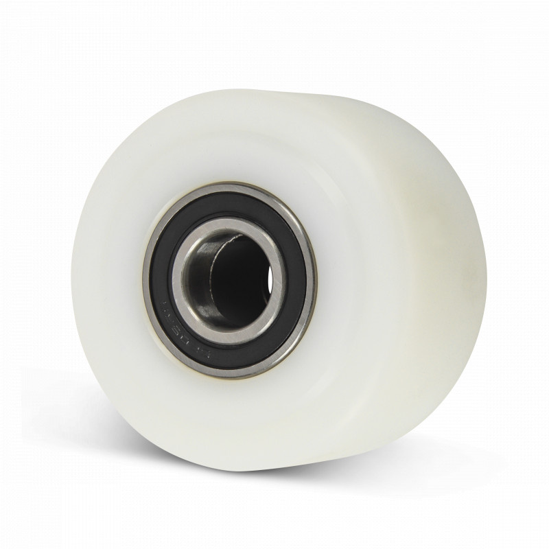 Gietnylon wiel 125 mm - kogellager - 2000 kg