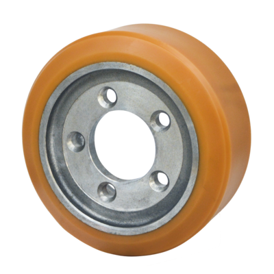 Polyurethaan aandrijfwiel 250x75 mm - Boring 80 / flens