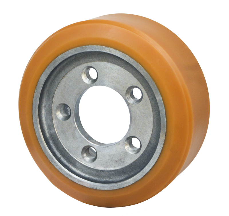 Polyurethaan aandrijfwiel 250x75 mm - Boring 80 / flens