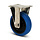 Rvs bokwiel 80 - Elastisch rubber - 110 kg