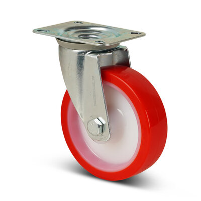 PU zwenkwiel 125 mm - rollager - 200 kg