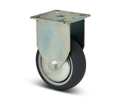 TPR rubber bokwiel 75 mm - 60 kg