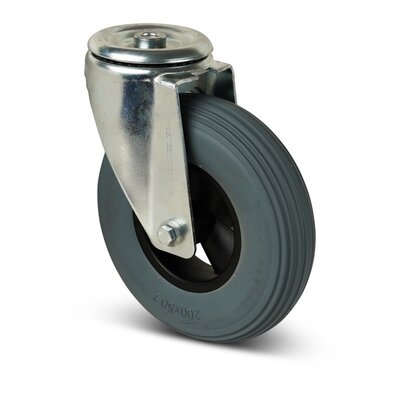 Antilek zwenkwiel 200 mm - geschuimd PU - 100 kg