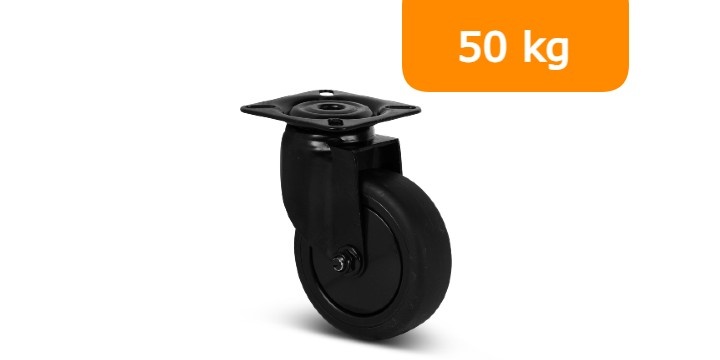 Zwenkwielen 50 kg draagvermogen