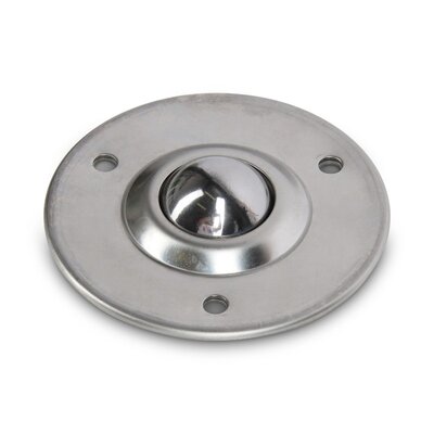 Rvs kogelpot 40 mm - rvs kogelrol - 225 kg