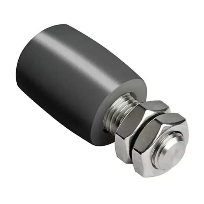 Geleiderol 32 mm schuifpoort - rubber - 70 kg