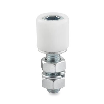 Geleiderol 40 mm schuifpoort - polyamide - 65 kg