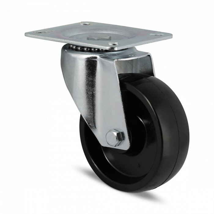 Hittebestendig zwenkwiel 100 mm - 150 kg