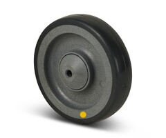 ESD Rvs wiel 125 mm PU - 200 kg