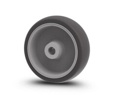 TPR Rubber wiel 75 mm - 75 kg