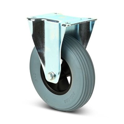 Antilek bokwiel 200 mm - geschuimd PU - 100 kg