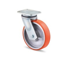 PU zwenkwiel 300 mm - 2100 kg
