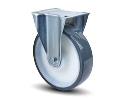 PU bokwiel 200 mm - 400 kg