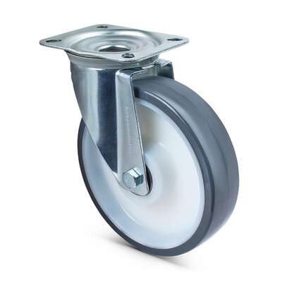 PU zwenkwiel 160 mm - kogellager - 350 kg