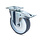 PU zwenkwiel met rem 200 mm - kogellager - 400 kg