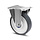 Rvs bokwiel 160 mm - kogellager - 450 kg