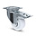 Nylon zwenkwiel met rem 125 mm - kogellager - 700 kg