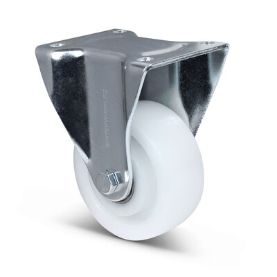 Nylon bokwiel 125 mm - kogellager - 700 kg