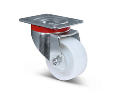 Nylon zwenkwiel 80 mm - 200 kg