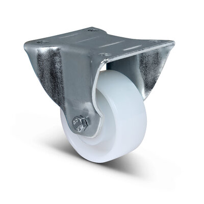 Nylon bokwiel 80 mm - kogellager - 200 kg