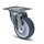 TPR grijs rubber zwenkwiel 100 mm - rollager - 100 kg