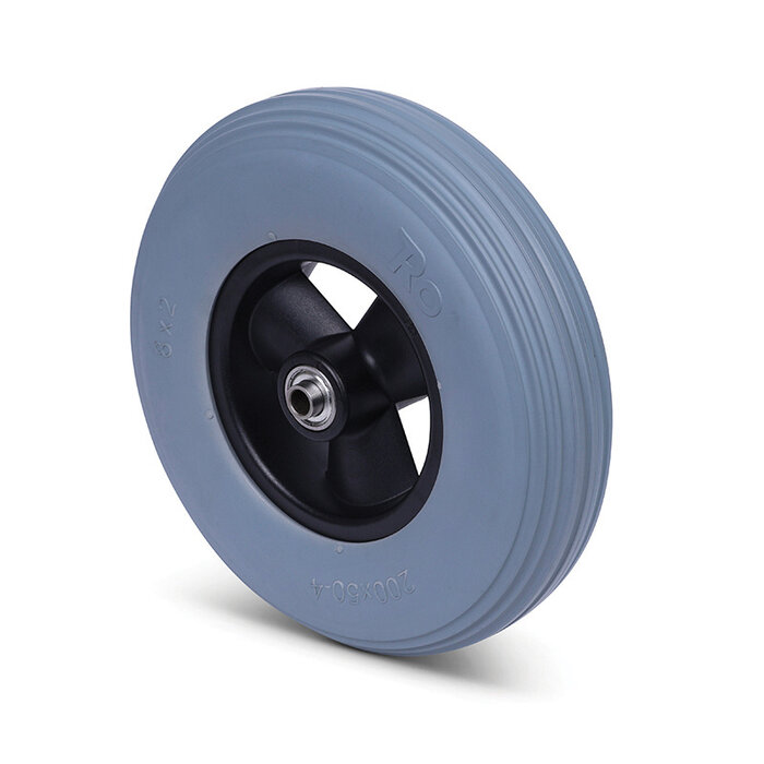 Antilek wiel 200 mm - geschuimd PU - 100 kg