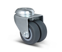 Dubbel zwenkwiel 50 mm - 80 kg