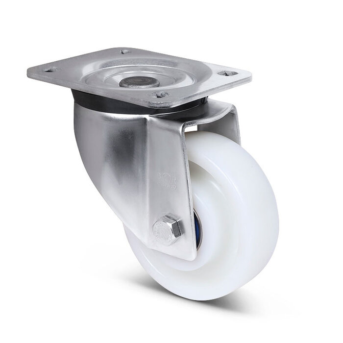 Derby Ruote Rvs zwaarlast zwenkwiel 200 mm - Nylon - 900 kg