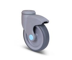 Kunststof zwenkwiel 100 mm - 80 kg