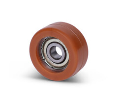 Geleiderol 22x10 mm - polyurethaan - 18 kg