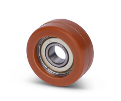 Geleiderol 35x15 mm - polyurethaan - 60 kg